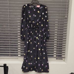 PANSY TOSS MIDI DRESS